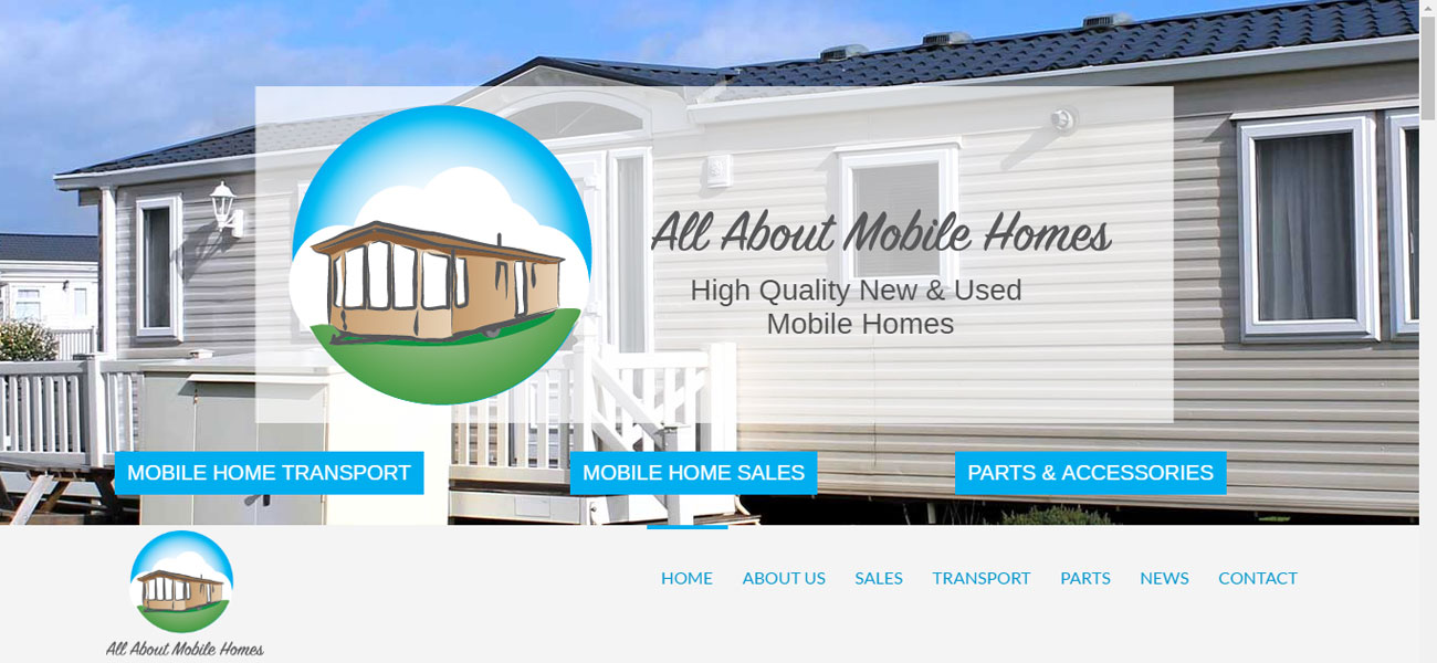 All About Mobile Homes Web Design