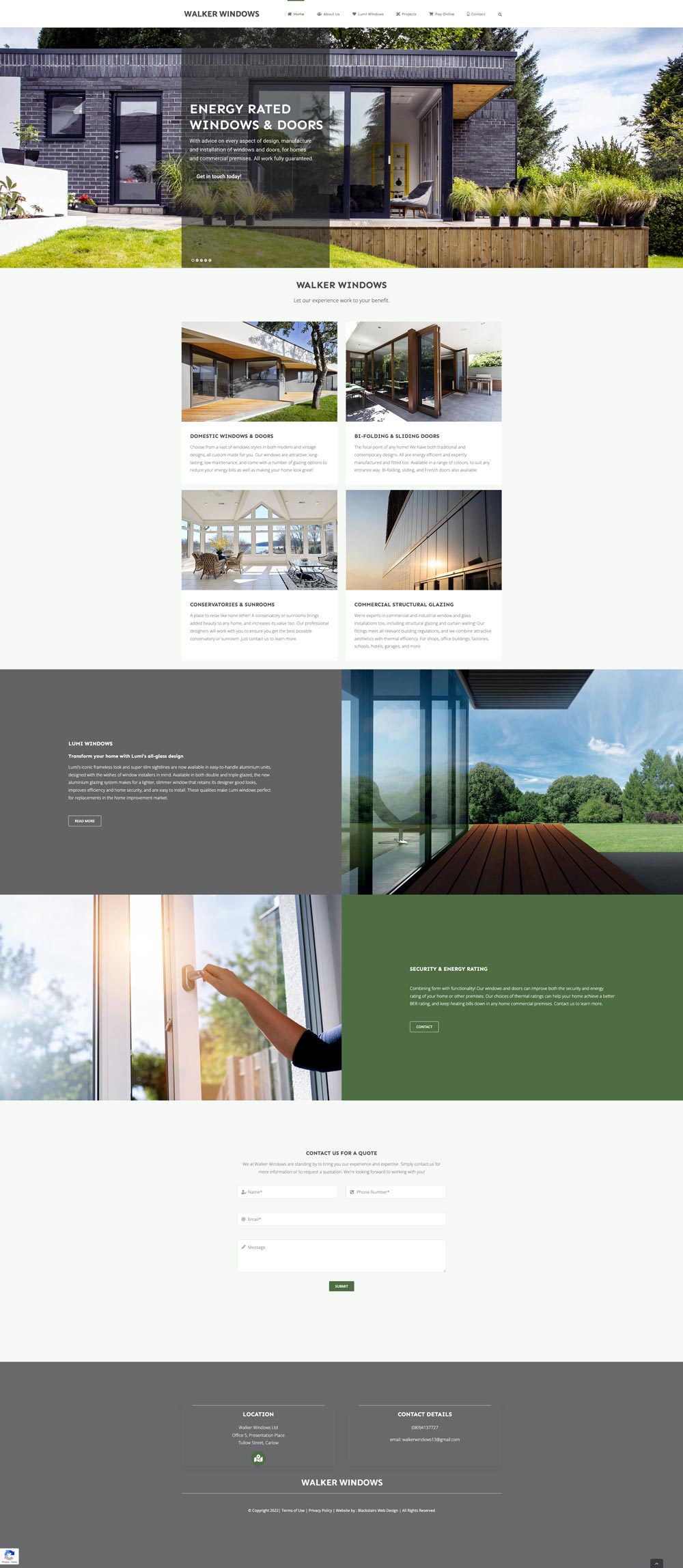 web design windows and doors