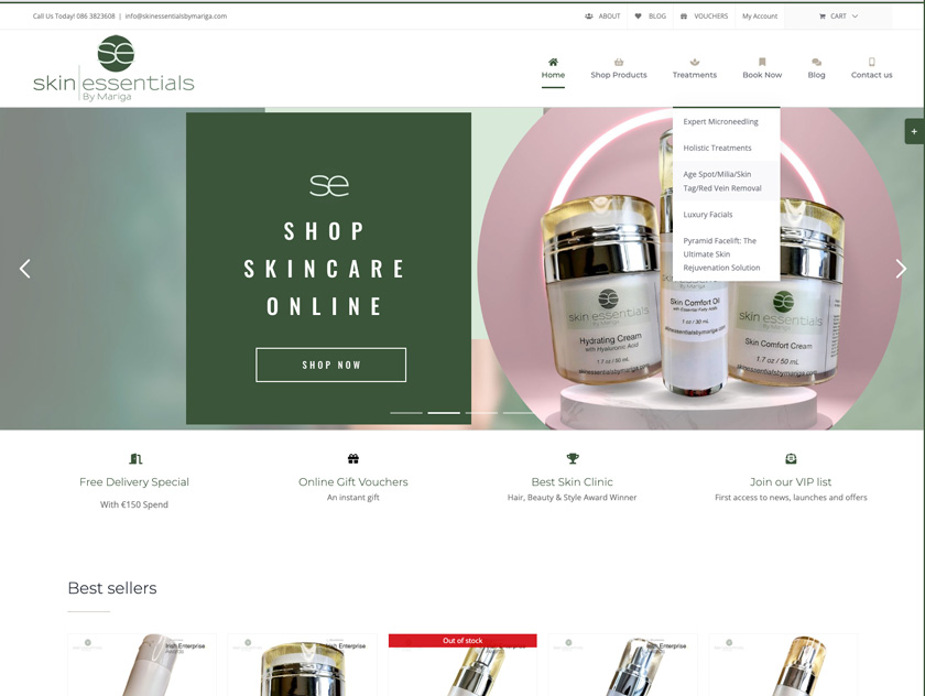 skin-essentials-by-mariga-website-designer-wexford